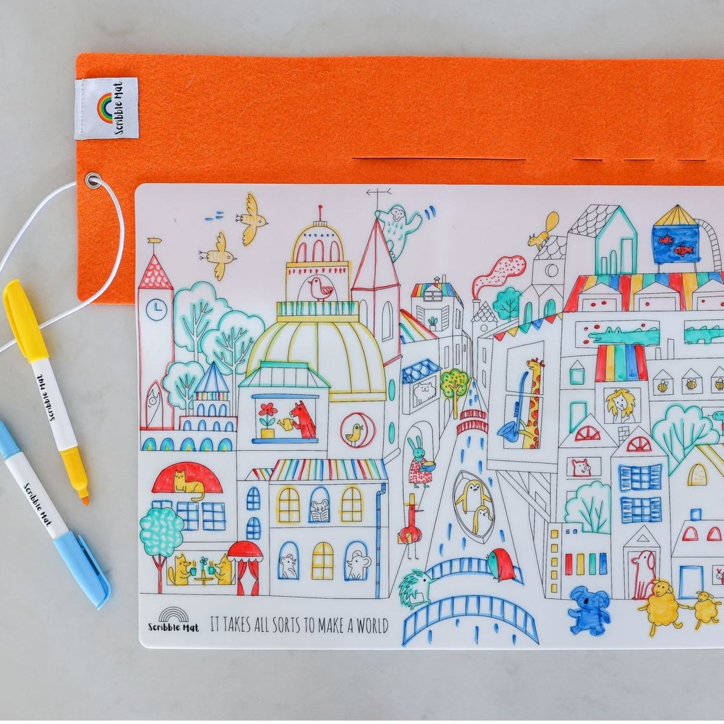 Scribble Mat -  La Ville