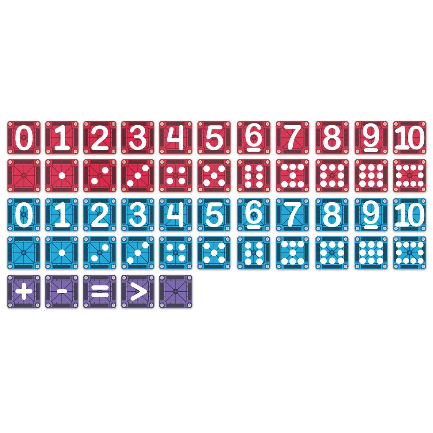 MAGNA-TILES – Il set di apprendimento matematico magnetico