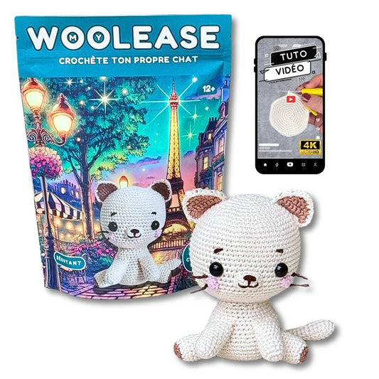 KIT CROCHET TAÏGA LE CHAT (FR)