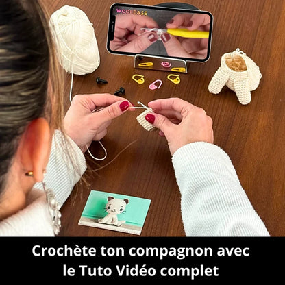 KIT CROCHET TAÏGA LE CHAT (FR)