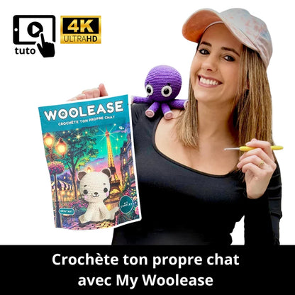 KIT CROCHET TAÏGA LE CHAT (FR)