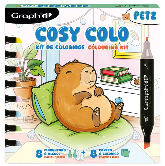 Graph'it Coloring Kit Cosy Time Petz