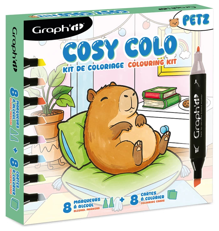 Graph'it Coloring Kit Cosy Time Petz