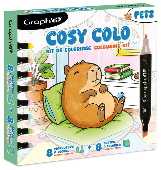 Graph'it Coloring Kit Cosy Time Petz