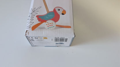 Perroquet à pousser Lori - Emballage abimé