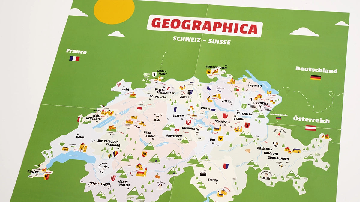 Geographica Schweiz/Suisse (DE/FR)
