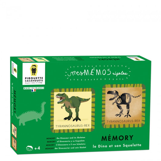 Memory - Le dino et son squelette