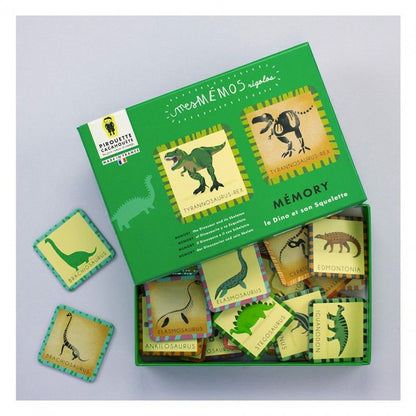 Memory - Le dino et son squelette
