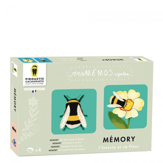 Memory - L'insecte et sa fleur