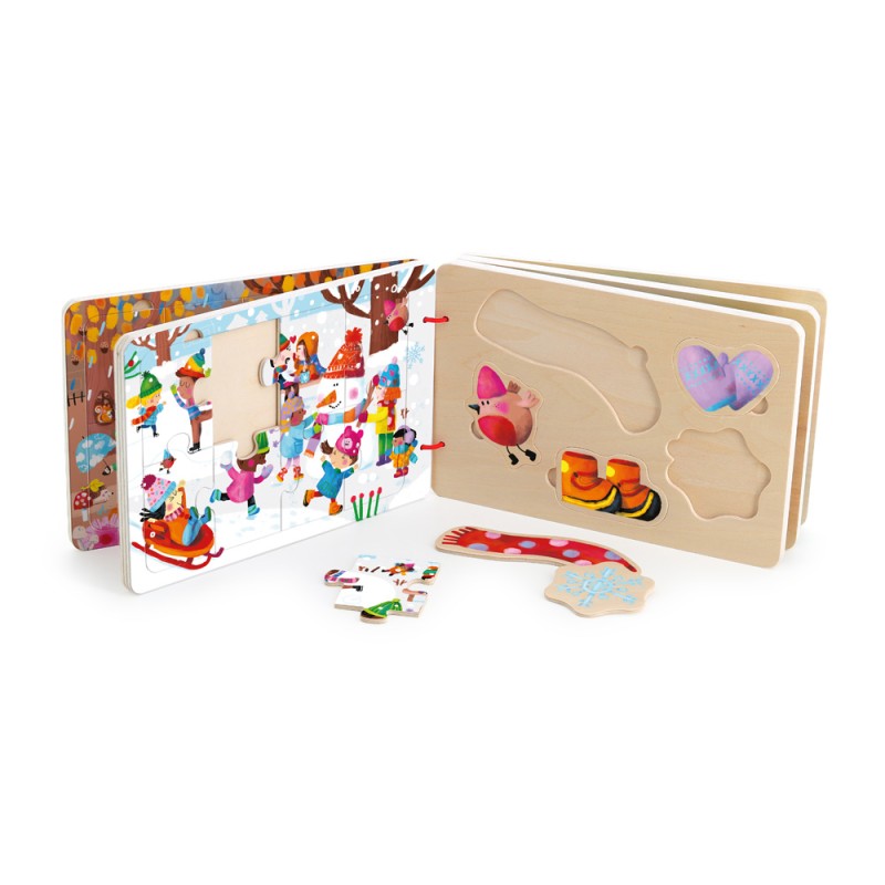 Libro puzzle Le 4 stagioni
