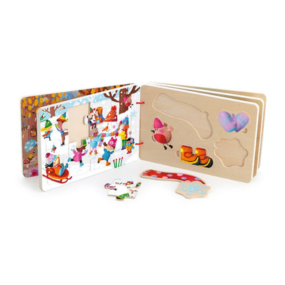 Libro puzzle Le 4 stagioni