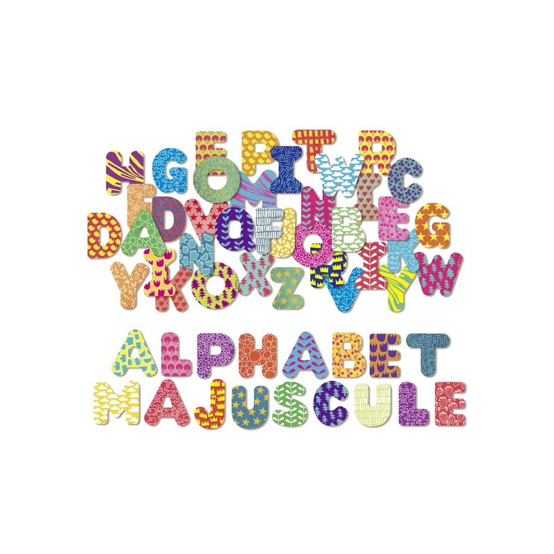 Aimants lettres majuscules