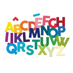 Großbuchstaben-Magnete