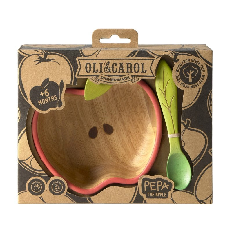 Ciotola e cucchiaio « Pepa The Apple »