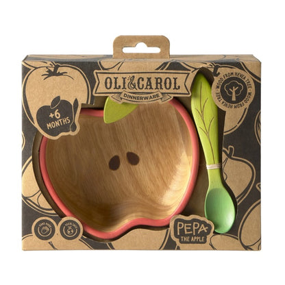 Ciotola e cucchiaio « Pepa The Apple »