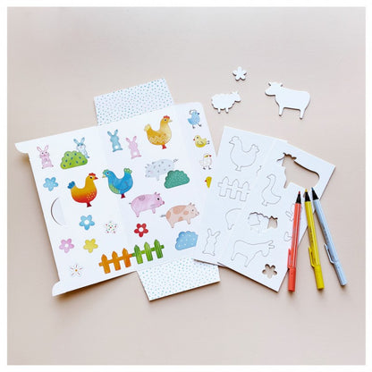 Bauernhof-Schablonen