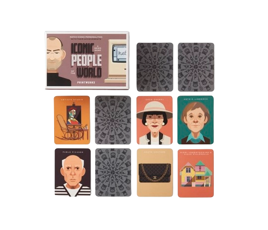 Memoryspiel – Ikonische Persönlichkeiten