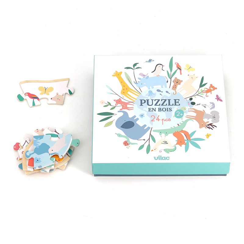 Puzzle rotondo Le Monde 24 pz