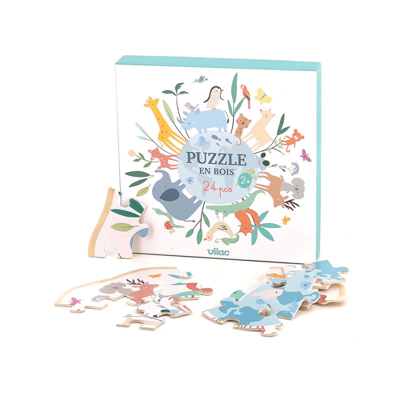 Puzzle rotondo Le Monde 24 pz