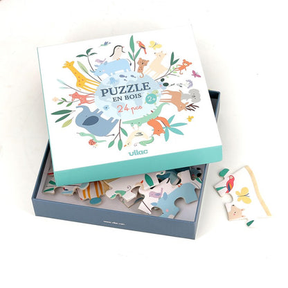 Puzzle rotondo Le Monde 24 pz