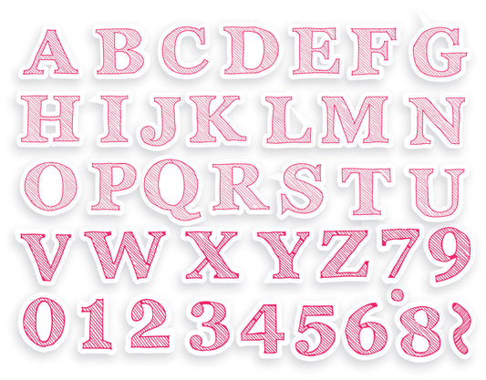STAMPO TEXTILE ALPHABET
