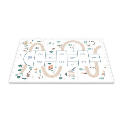 Tapis de jeu puzzle - Cabane