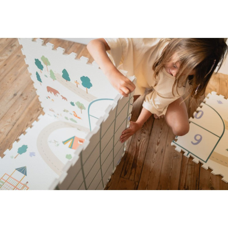 Tapis de jeu puzzle - Cabane