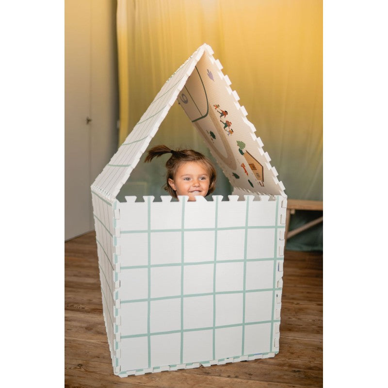 Tapis de jeu puzzle - Cabane